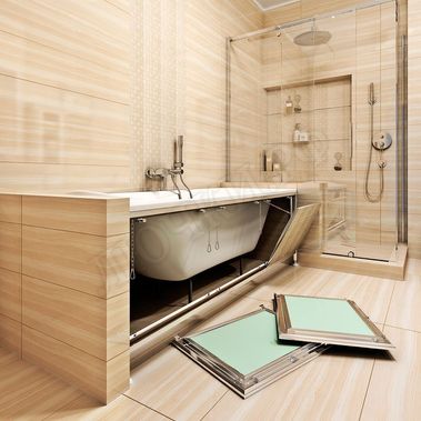 Люк нажимной под ванную Экран 1650*530 Люк нажимной под ванную Экран 1650*530