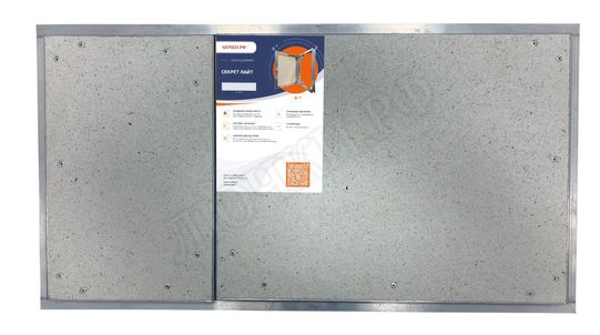 Люк под плитку Нажимной Секрет-Лайт 2 створки 750*550 Люк под плитку Нажимной Секрет-Лайт 2 створки 750*550