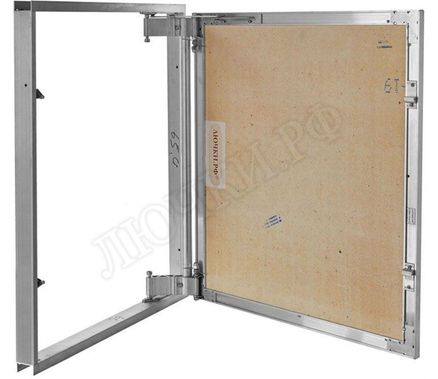 Люк под плитку Нажимной Секрет-Лайт 450*500, 1 створка Люк под плитку Нажимной Секрет-Лайт 450*500, 1 створка