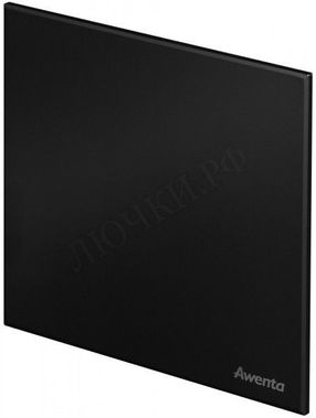 Вытяжной вентилятор Awenta System+, Silent, 100 KWS100H, Trax, PTCB100M, Чёрный матовый, пластик Вытяжной вентилятор Awenta System+, Silent, 100 KWS100H, Trax, PTCB100M, Чёрный матовый, пластик
